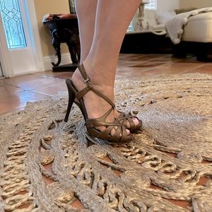 Bronze heels by Nine West